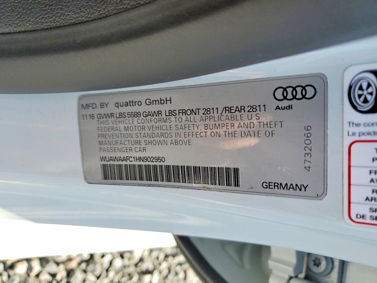 2017 AUDI RS7