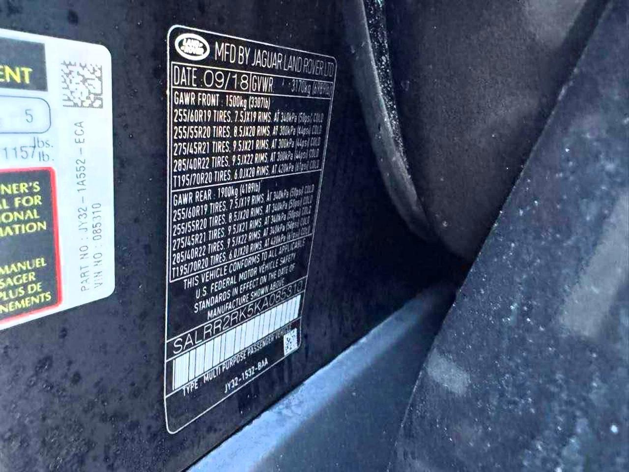 2019 LAND ROVER Discovery