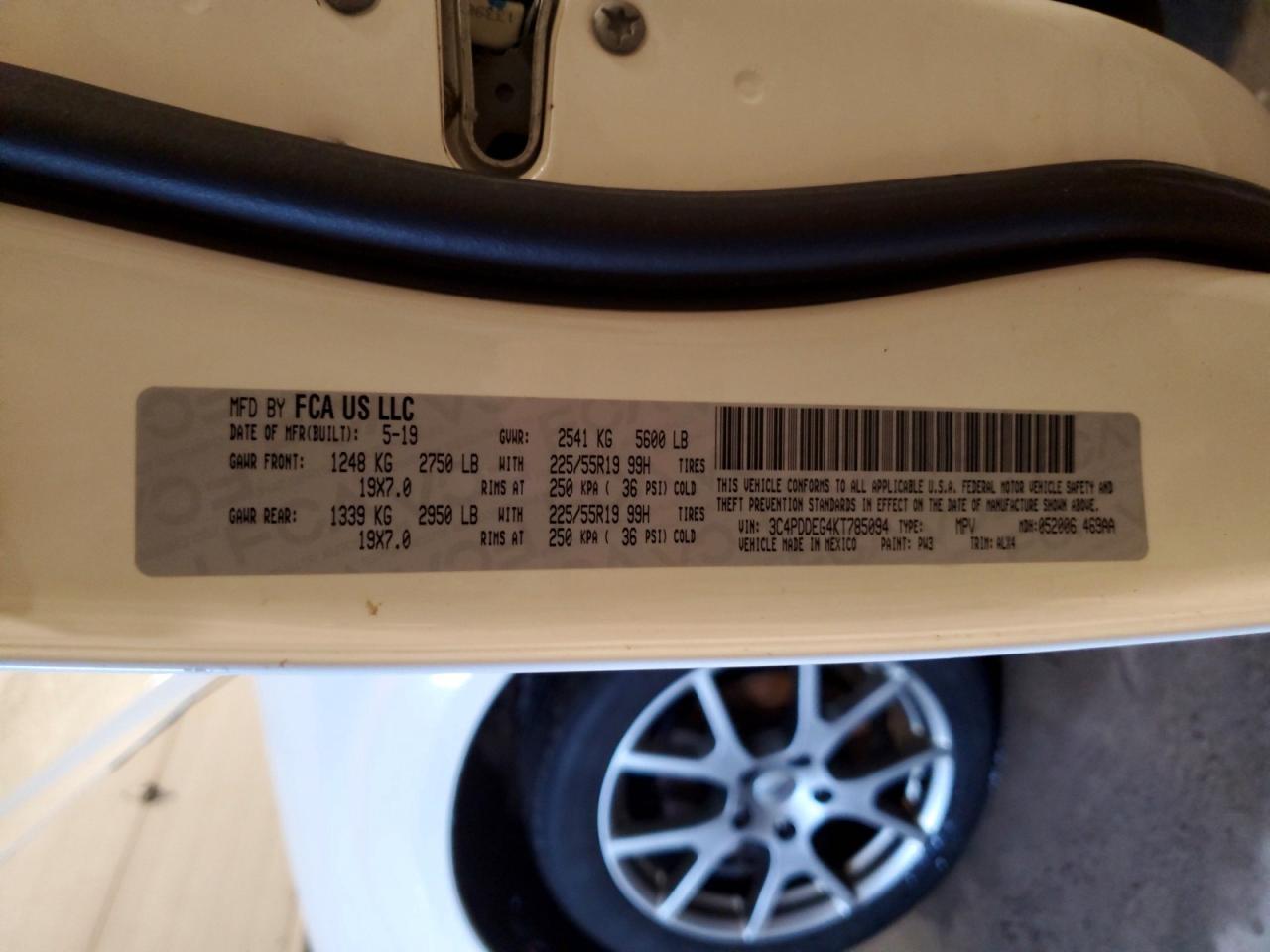 2019 DODGE JOURNEY