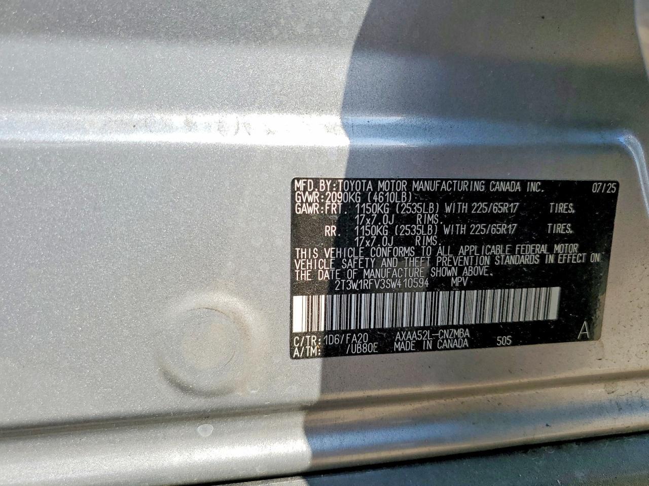 2025 TOYOTA RAV4