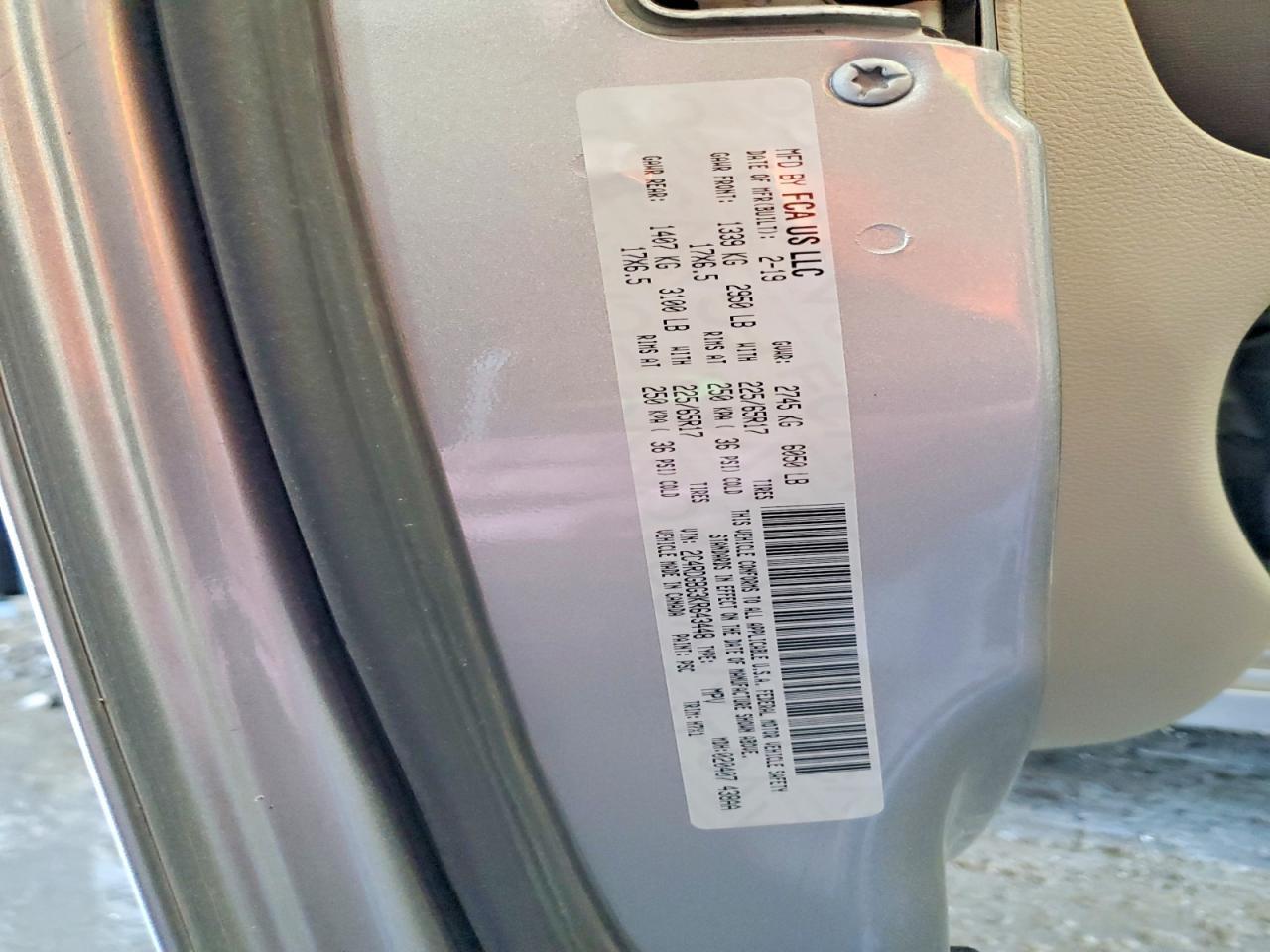 2019 DODGE GRAND CARAVAN