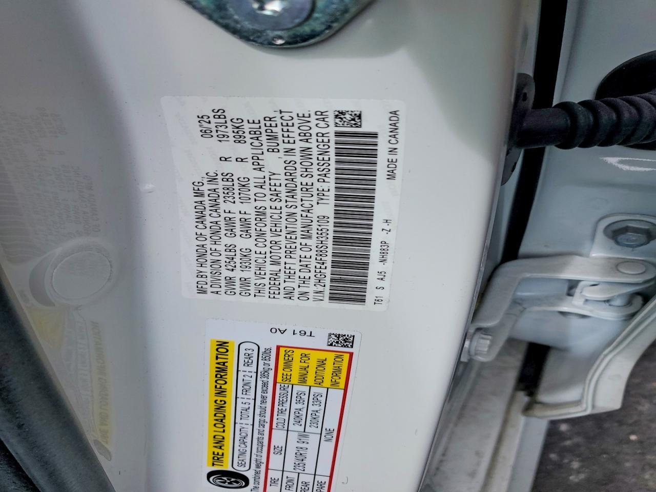 2025 HONDA CIVIC
