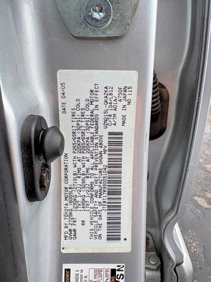 2005 TOYOTA 4Runner