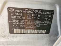 2010 HYUNDAI SONATA