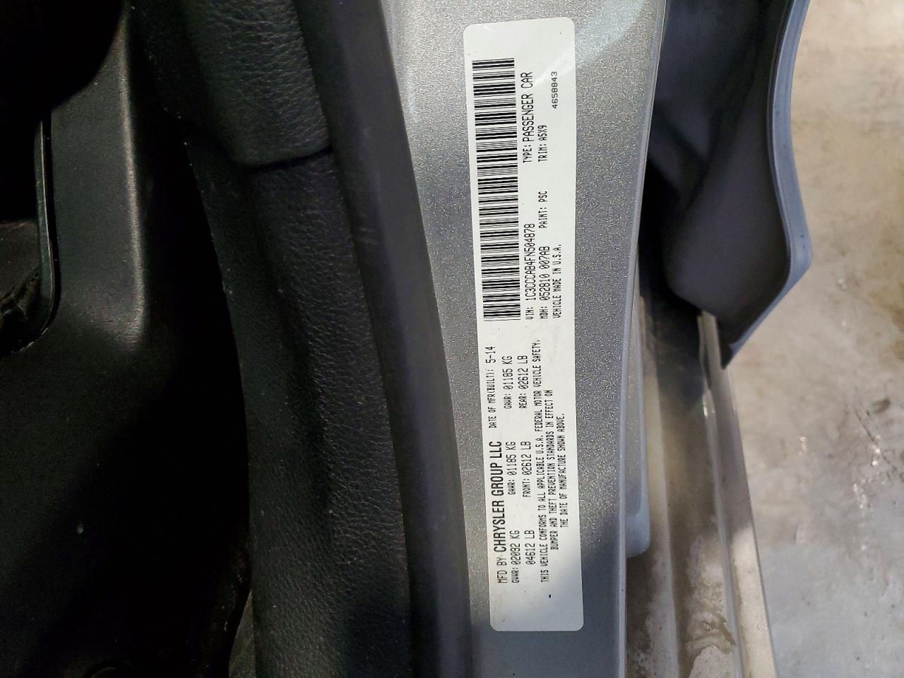 2015 CHRYSLER 200