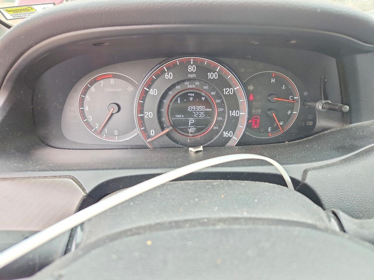 2016 HONDA ACCORD
