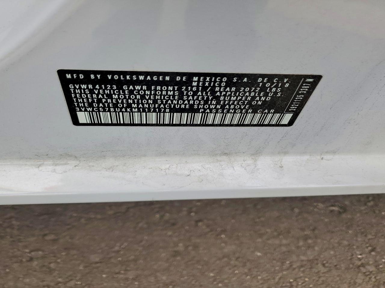 2019 VOLKSWAGEN JETTA
