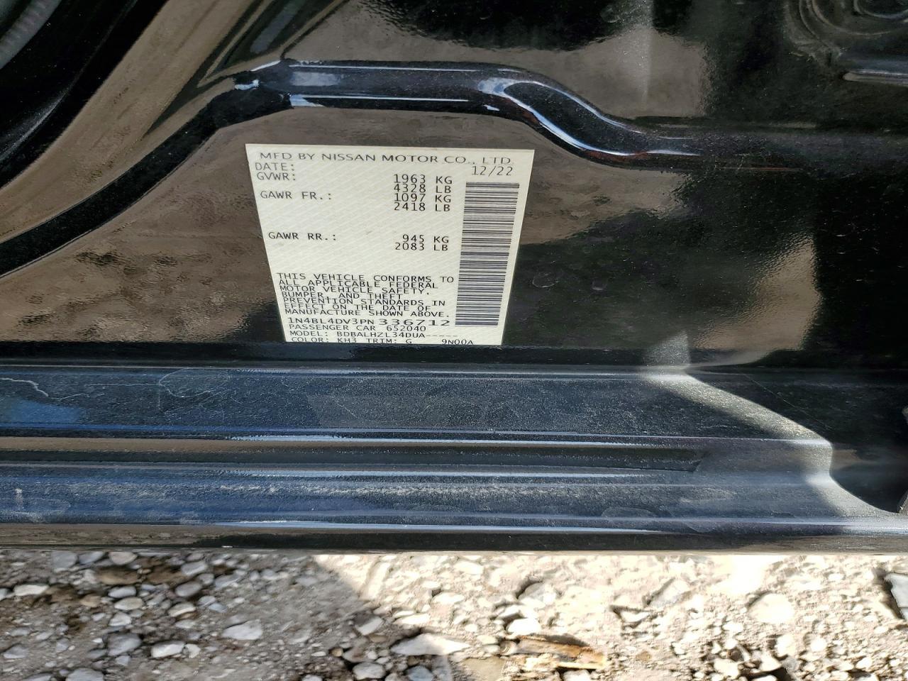 2023 NISSAN ALTIMA