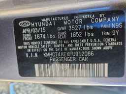 2015 HYUNDAI ACCENT