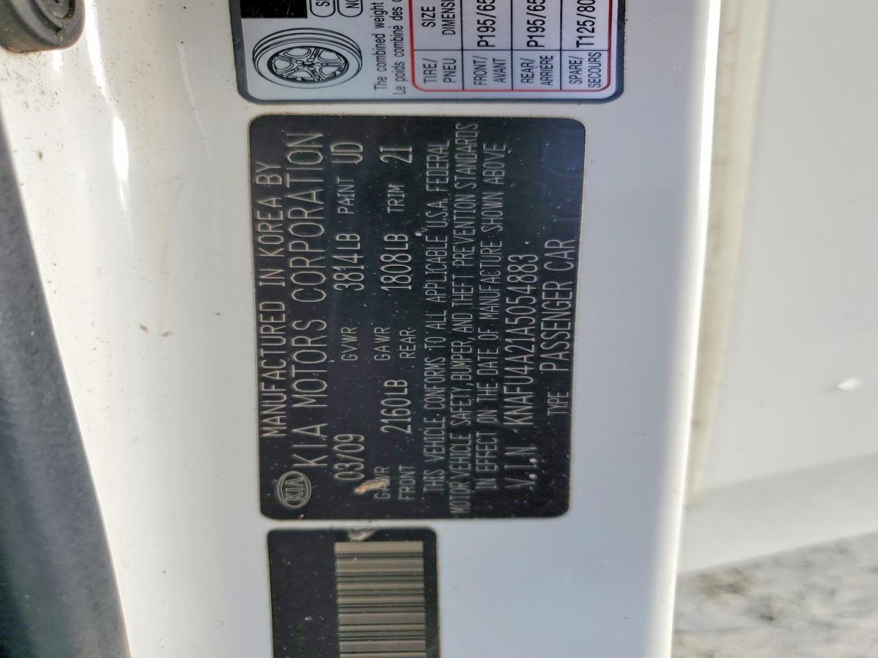 2010 KIA FORTE