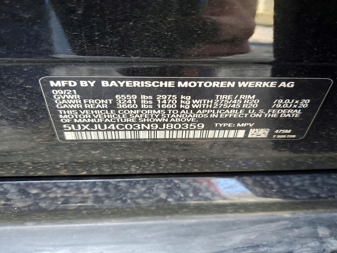 2022 BMW X5