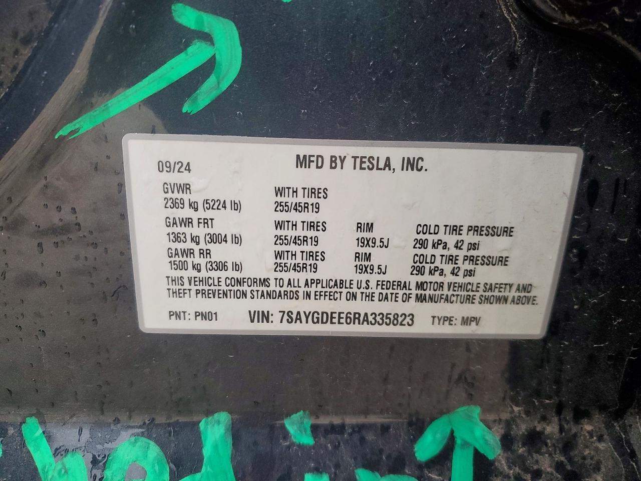2024 TESLA MODEL Y