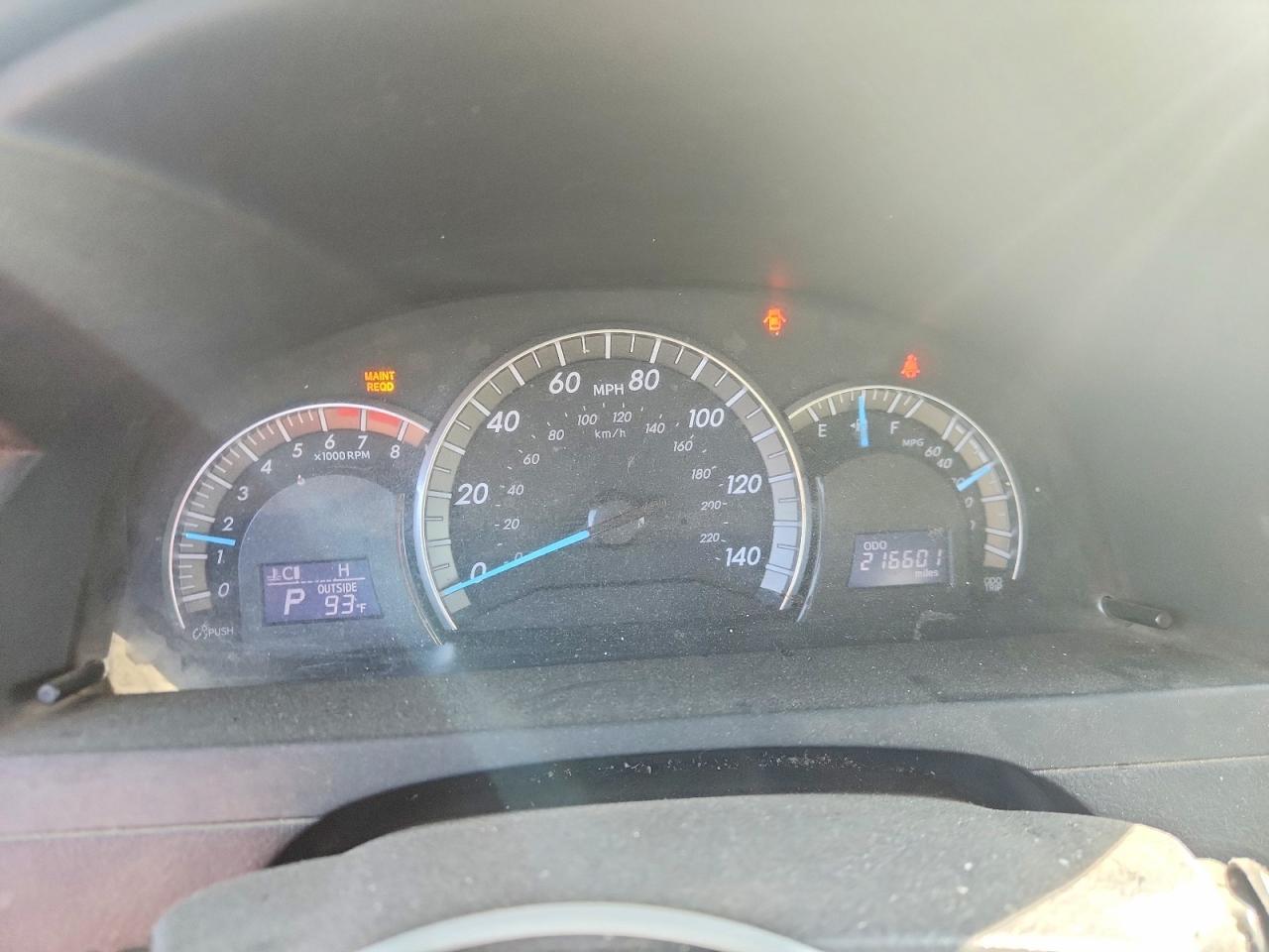2012 TOYOTA CAMRY