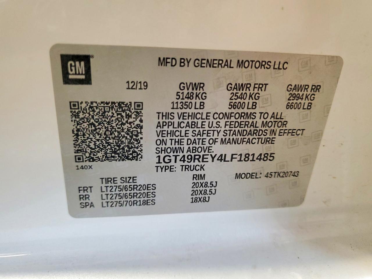 2020 GMC Sierra