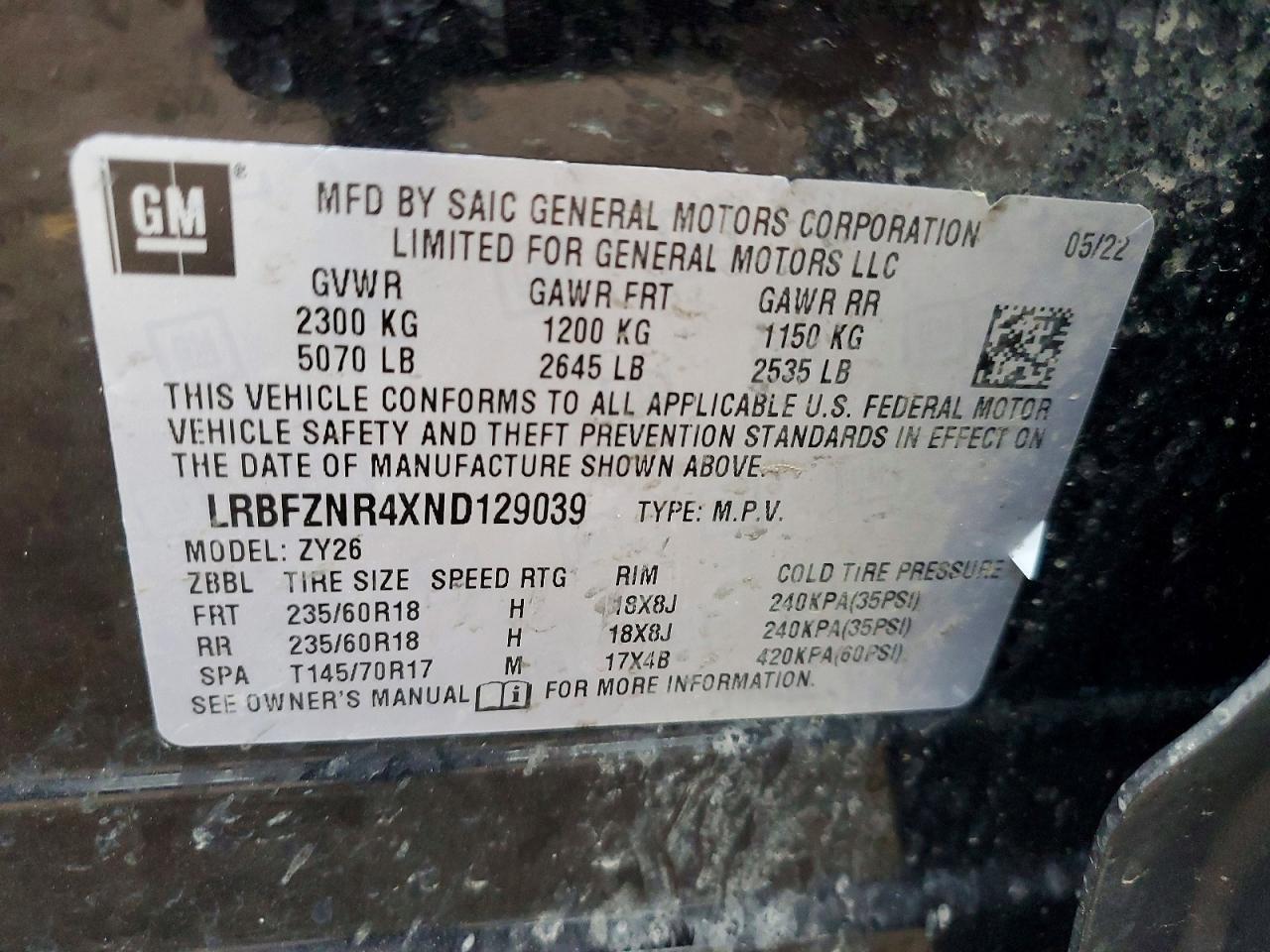 2022 BUICK Envision