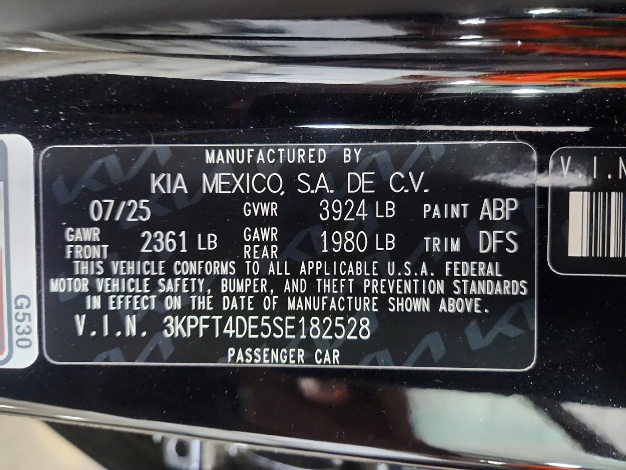 2025 KIA K4