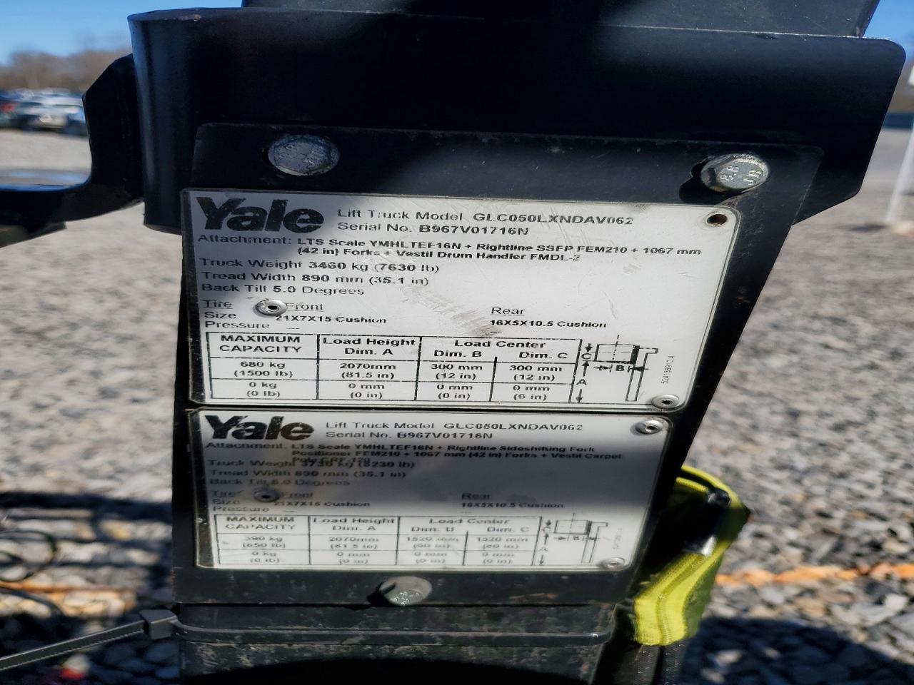 2015 YALE Forklift
