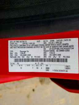 2014 FORD Fiesta