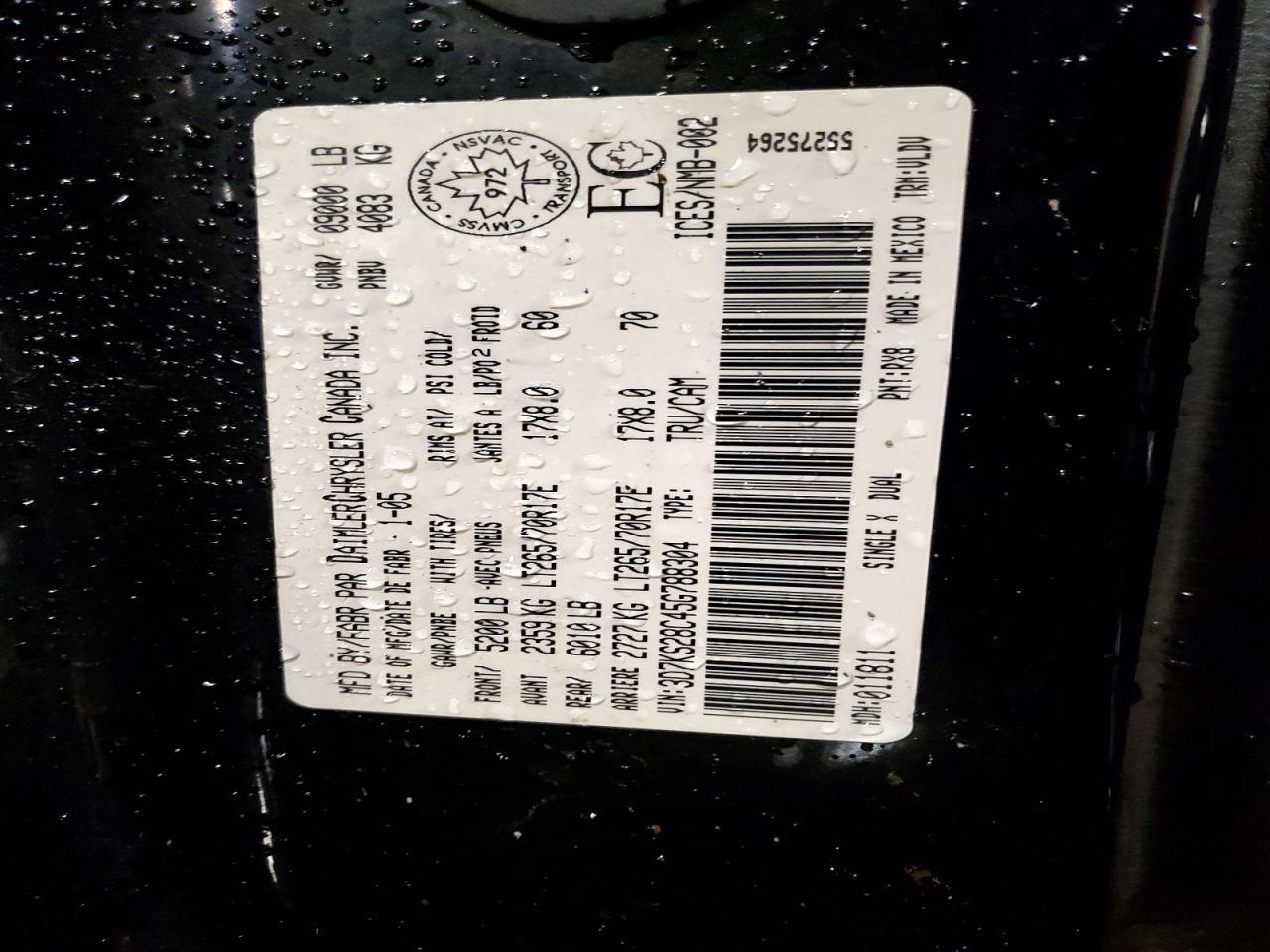 2005 DODGE Ram 2500