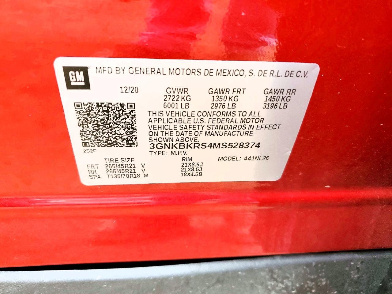 2021 CHEVROLET BLAZER