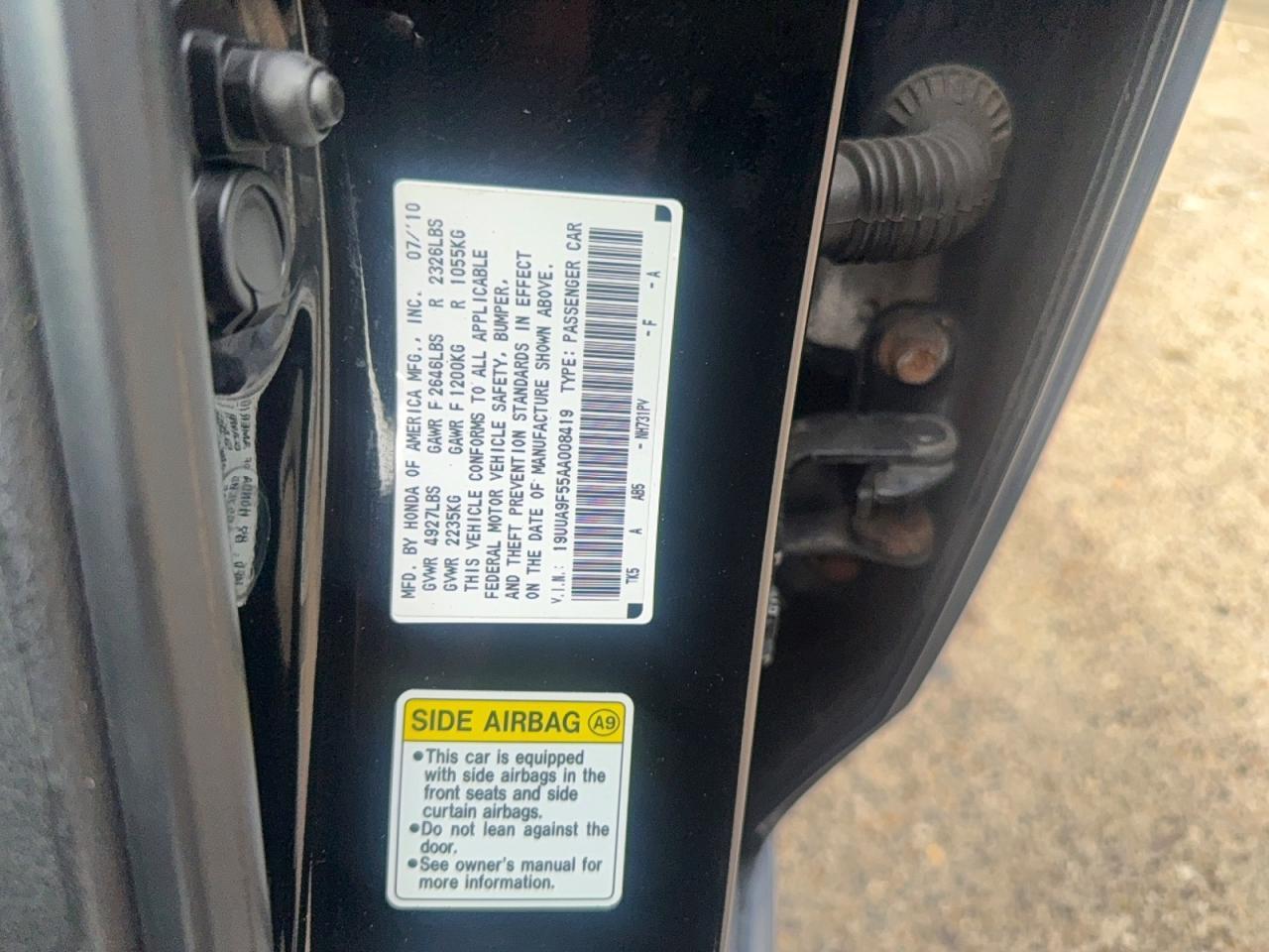 2010 ACURA TL