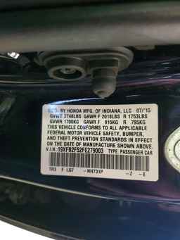 2015 HONDA CIVIC