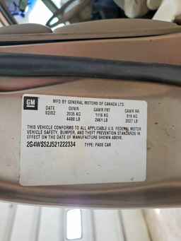 2002 BUICK Century