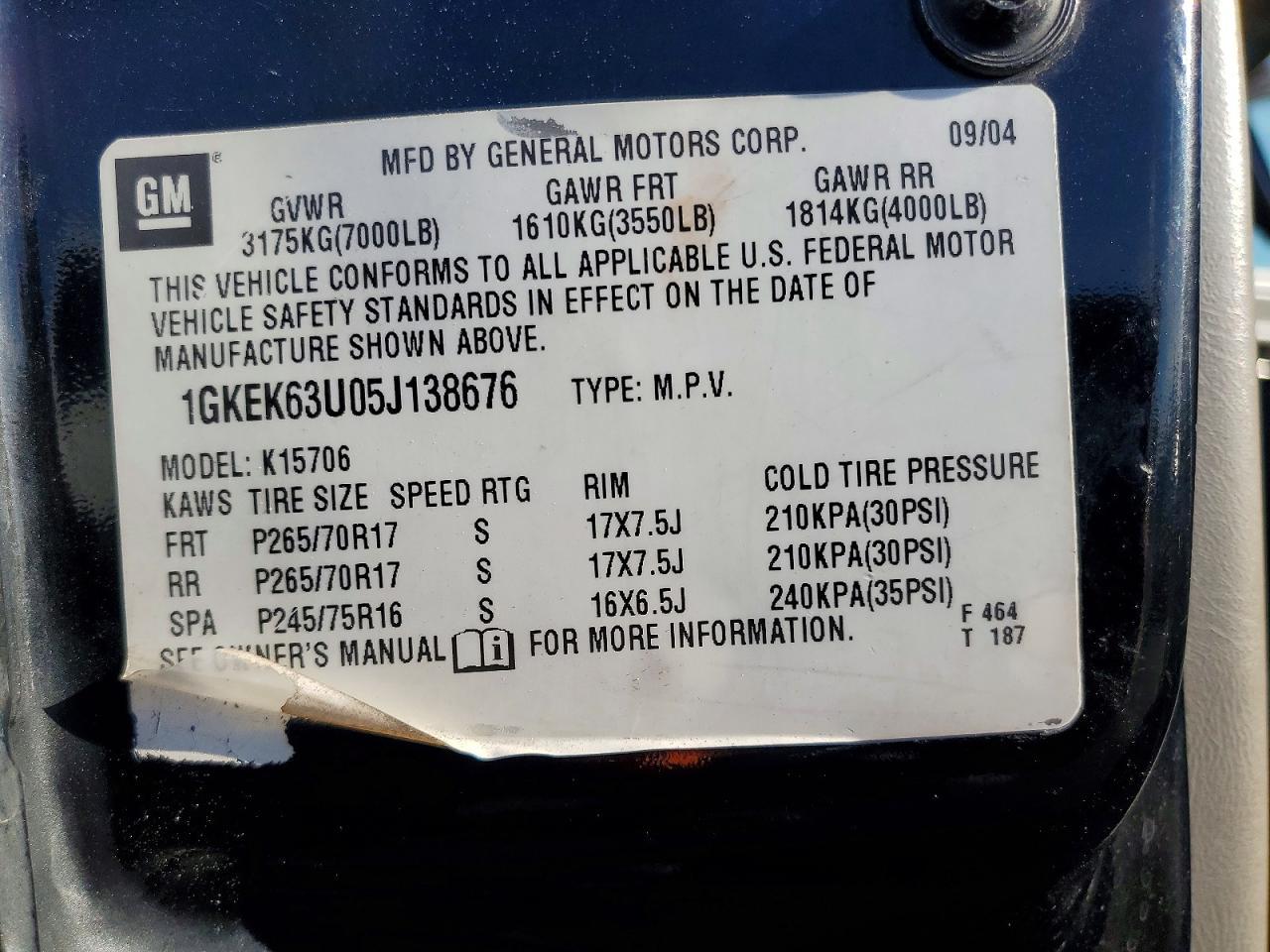 2005 GMC Yukon