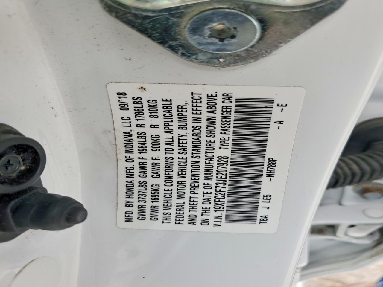 2018 HONDA CIVIC