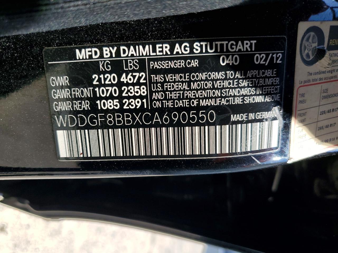 2012 MERCEDES-BENZ C-CLASS
