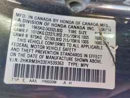 2014 HONDA CR-V