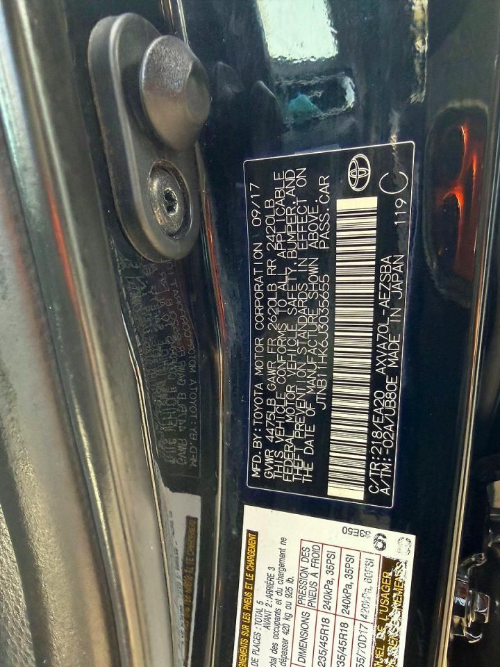2018 TOYOTA CAMRY