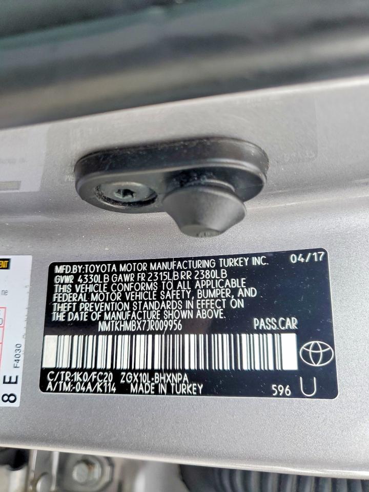 2018 TOYOTA C-HR
