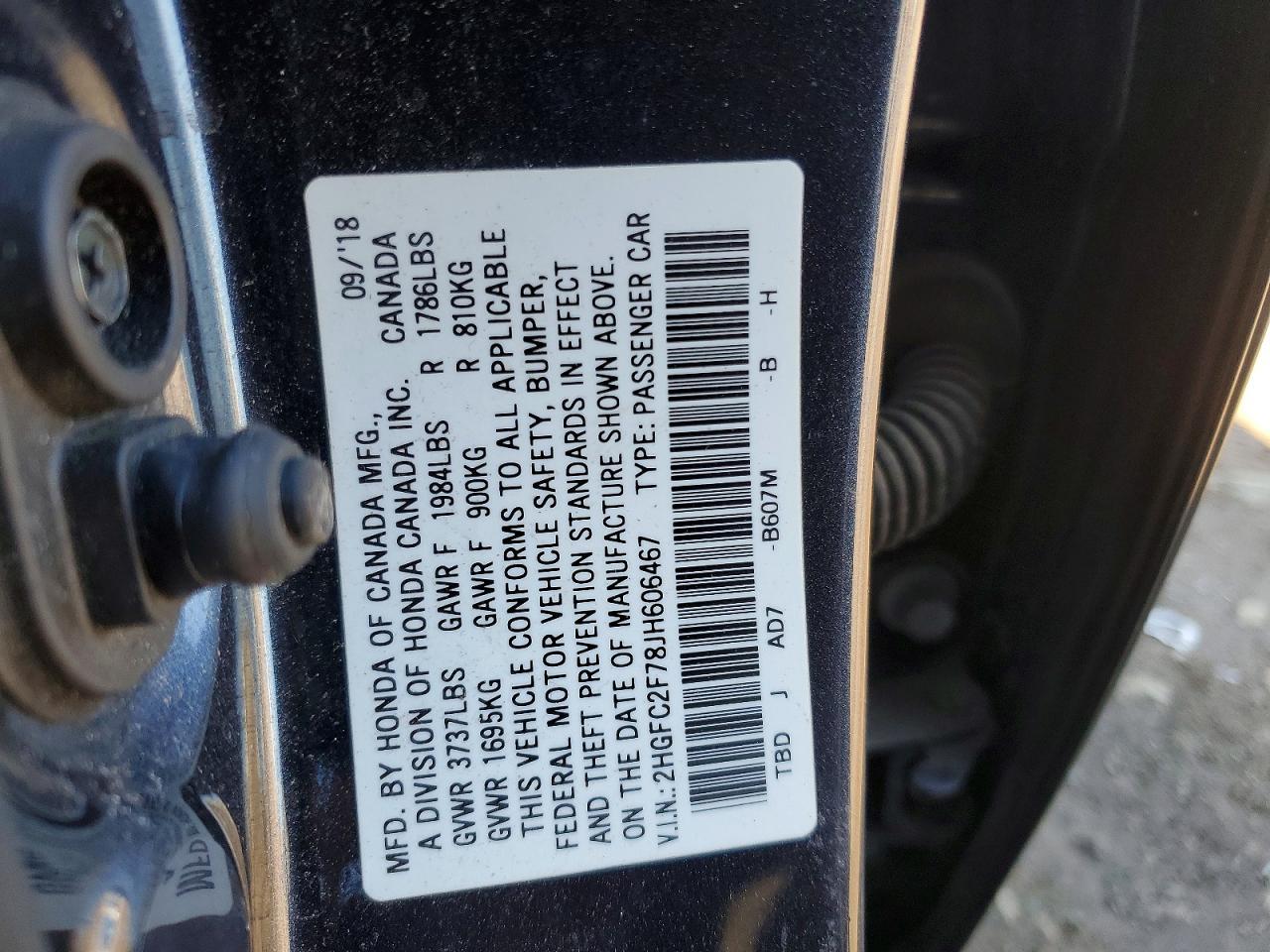 2018 HONDA CIVIC