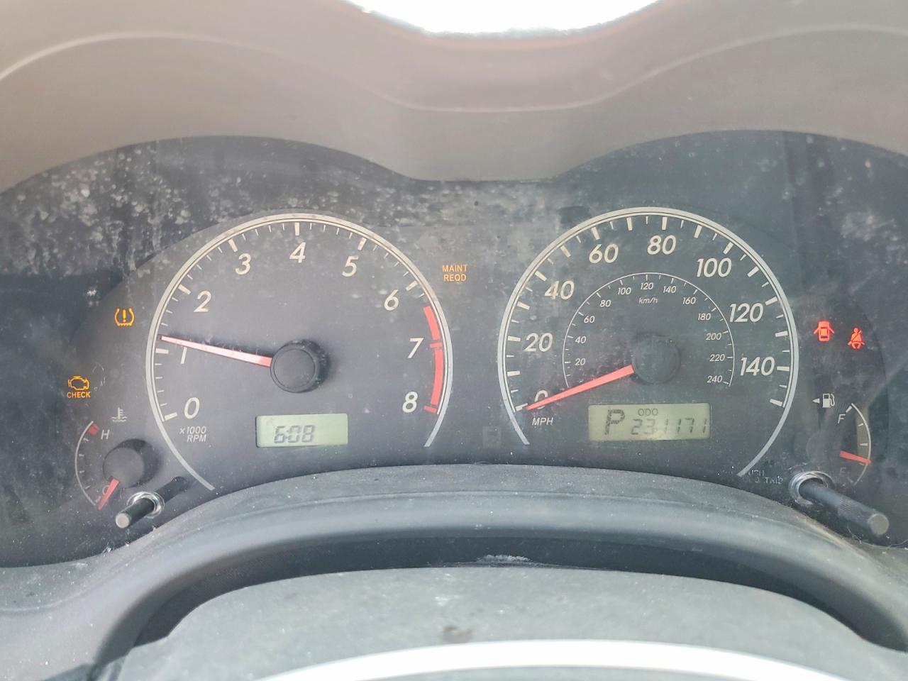 2009 TOYOTA COROLLA