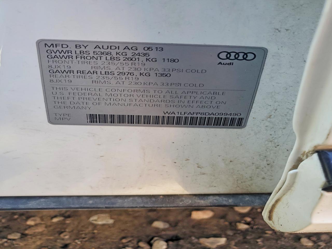2013 AUDI Q5