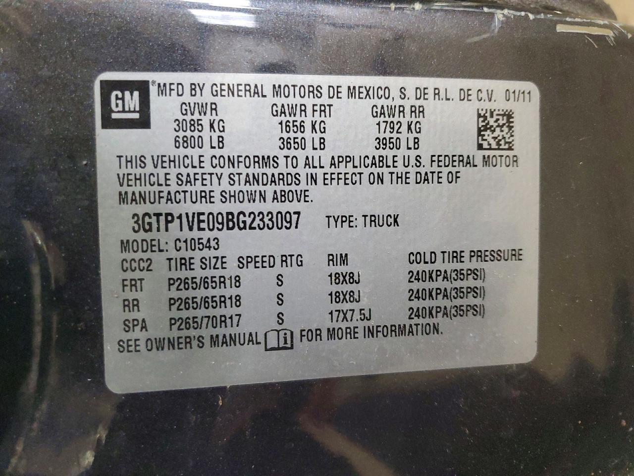 2011 GMC Sierra