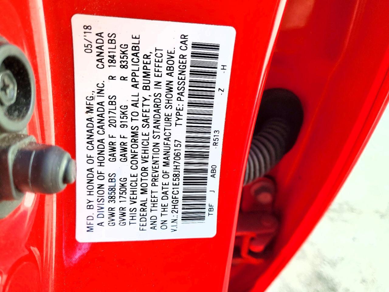 2018 HONDA CIVIC