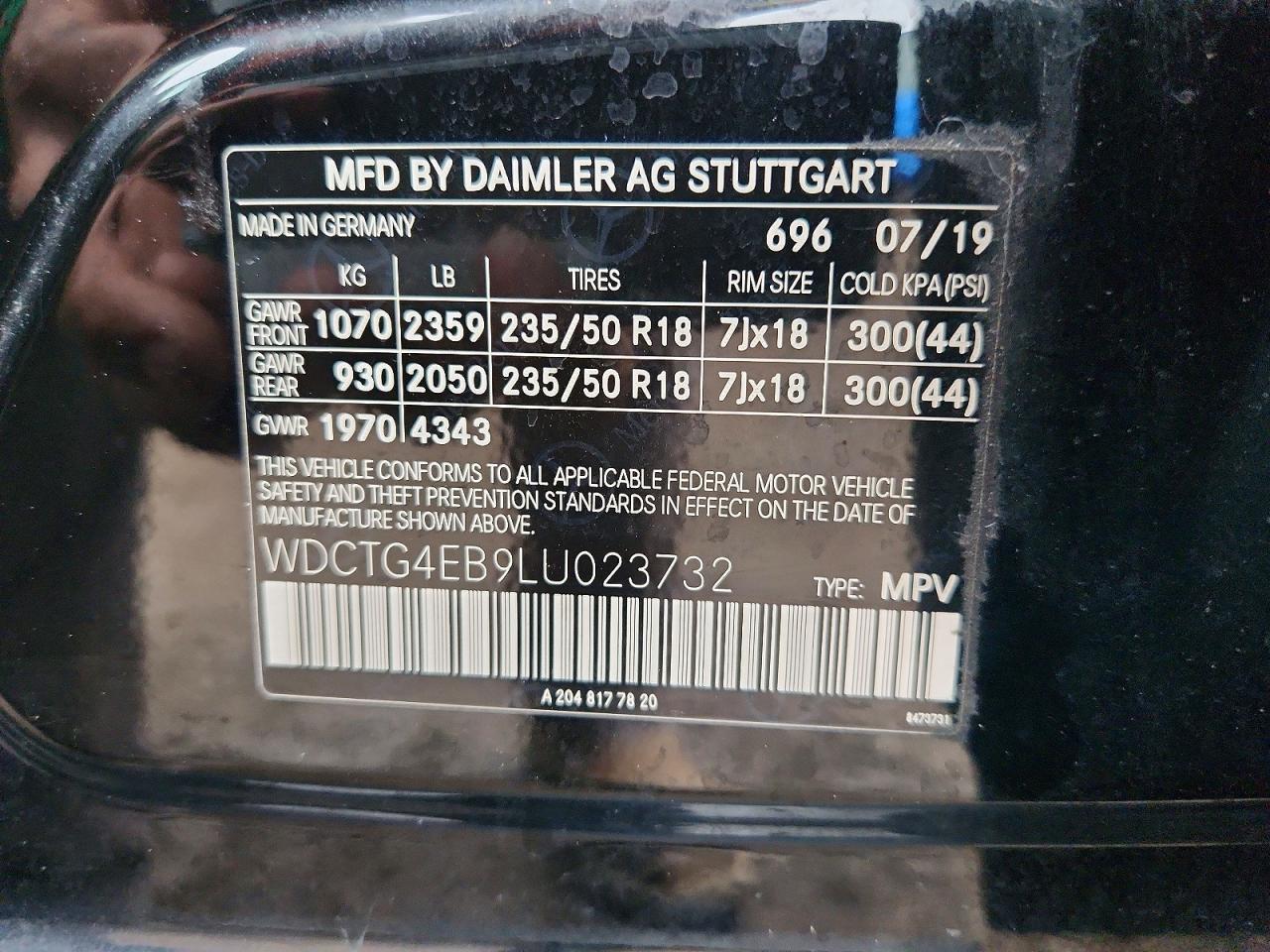 2020 MERCEDES-BENZ GLA-Class