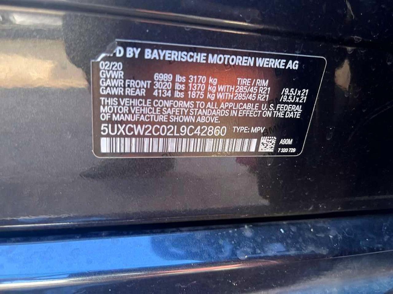 2020 BMW X7