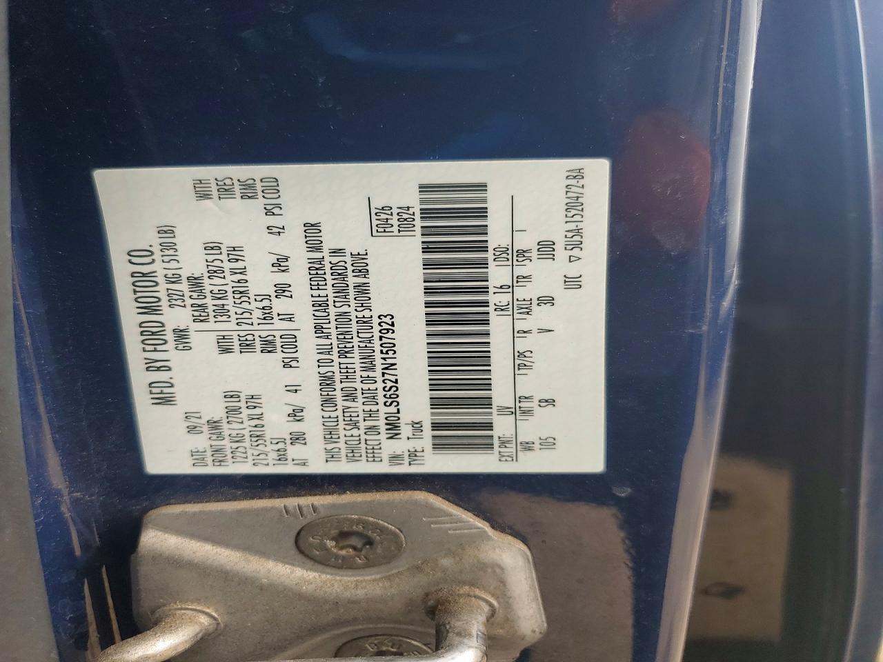 2022 FORD TRANSIT CONNECT
