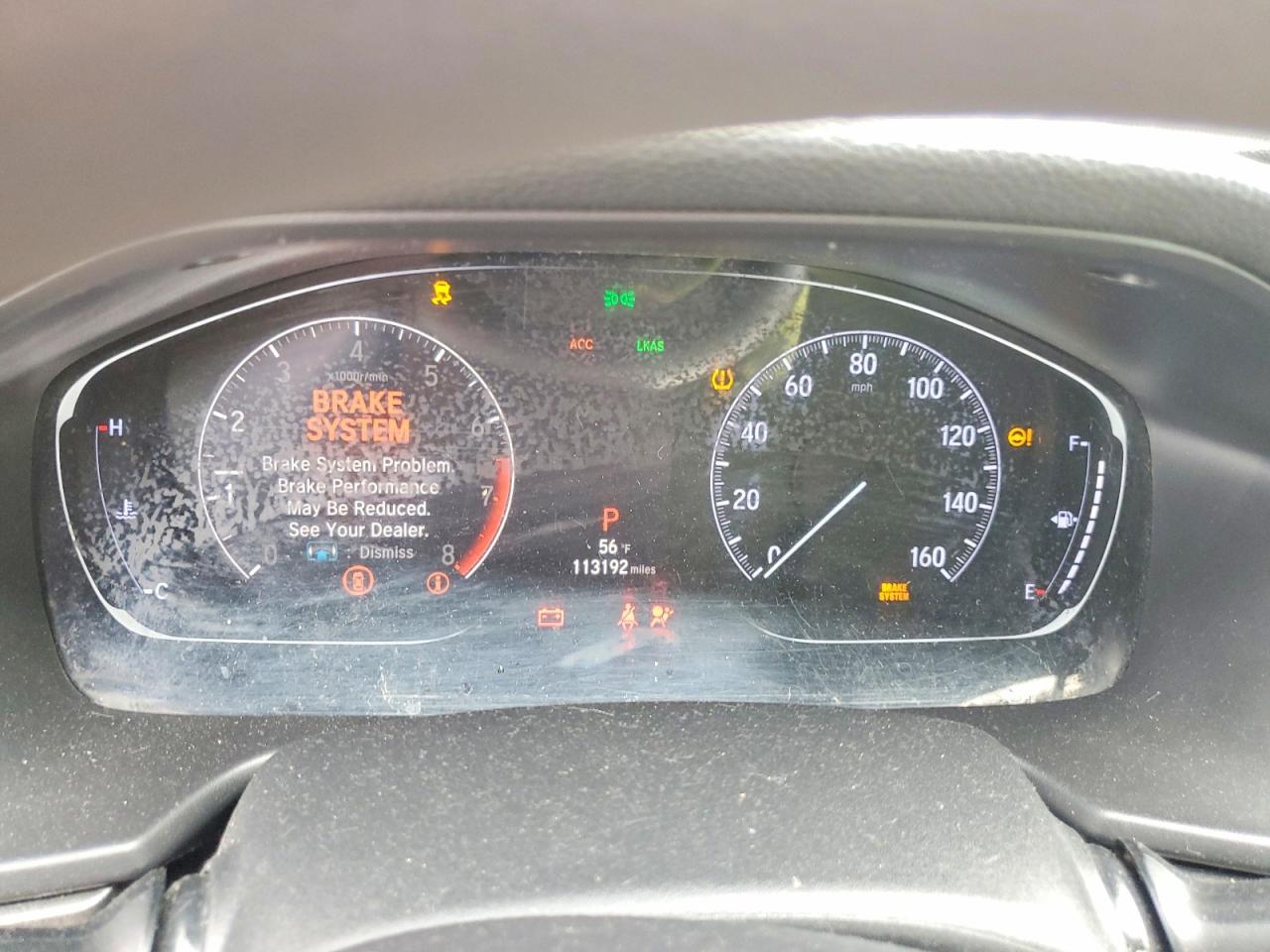 2019 HONDA ACCORD