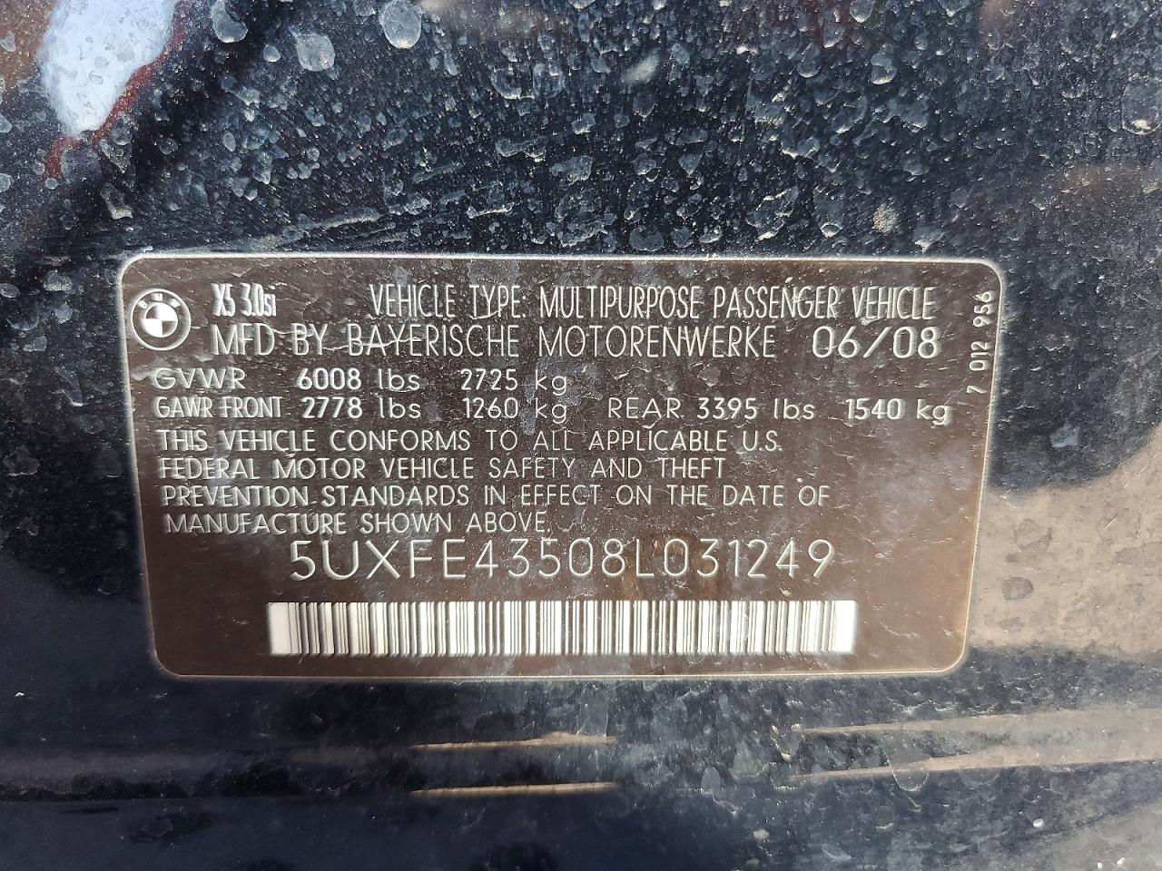 2008 BMW X5