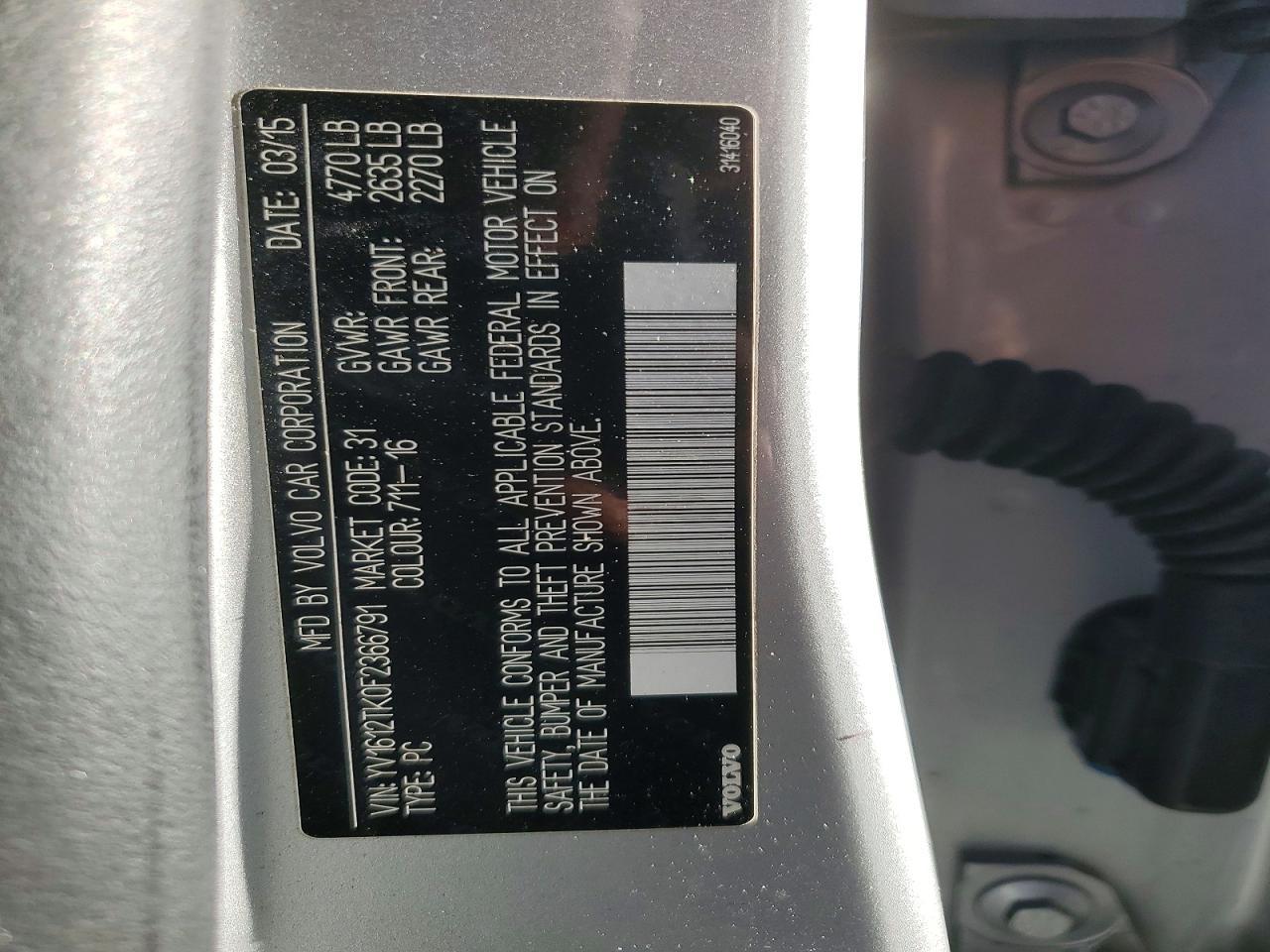 2015 VOLVO S60