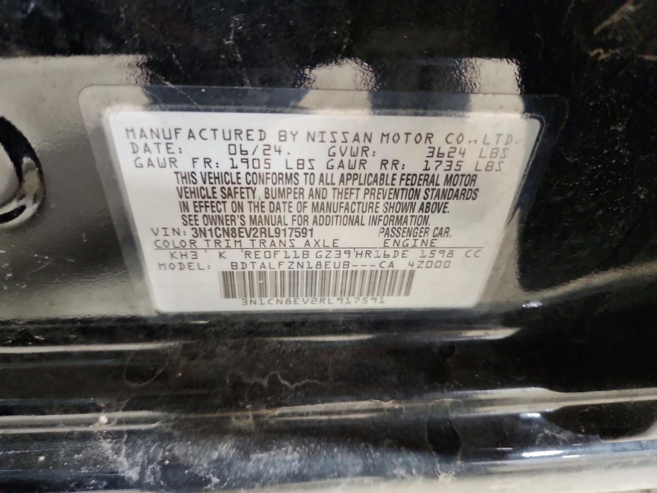 2024 NISSAN Versa Note