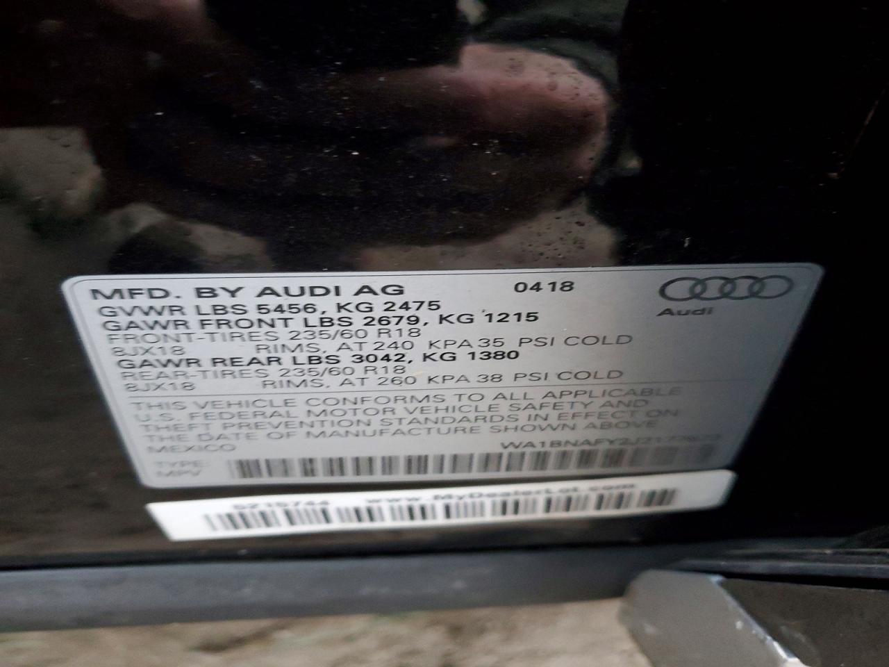 2018 AUDI Q5