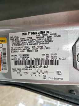 2016 FORD FUSION