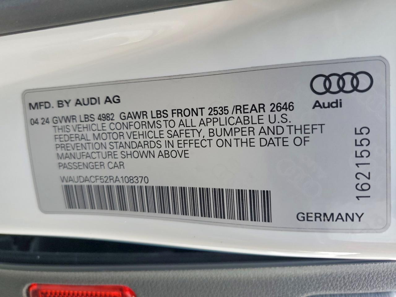 2024 AUDI A5