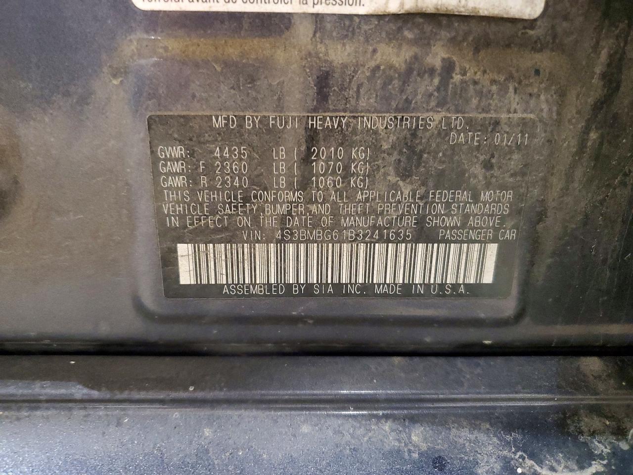 2003 SUBARU Legacy