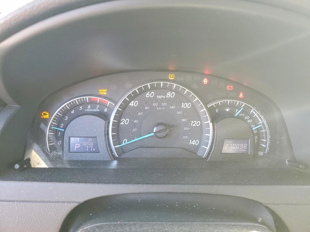 2012 TOYOTA CAMRY